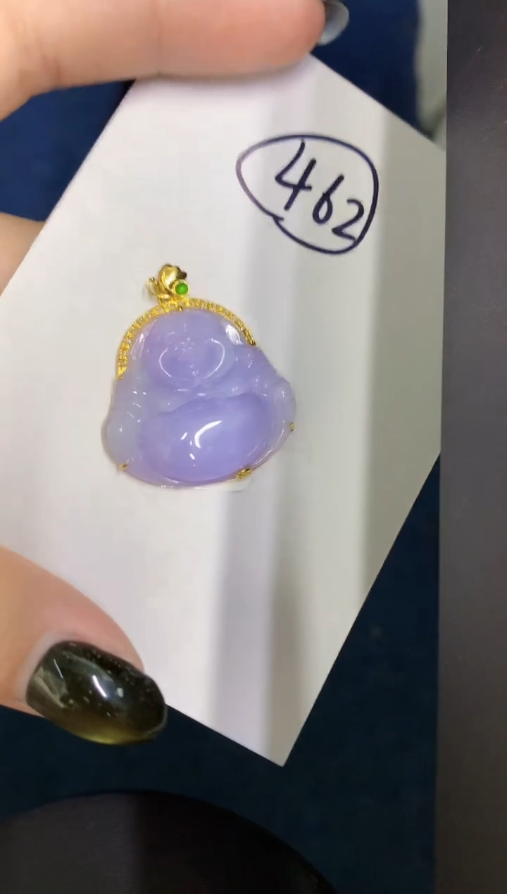 【闪购商品】翡翠颈饰18K金镶嵌000000000