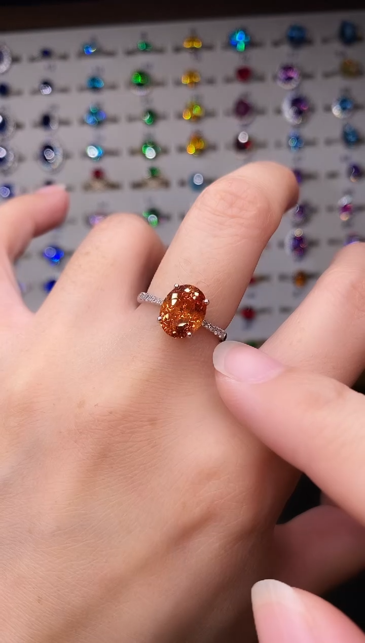 5克拉碧玺（处理）欧美风戒指