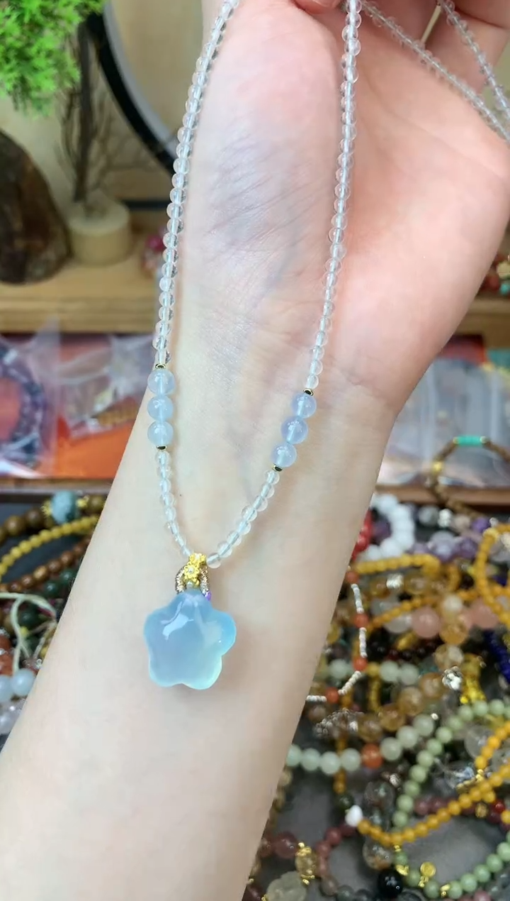 【闪购商品】海蓝宝石颈饰未镶嵌426