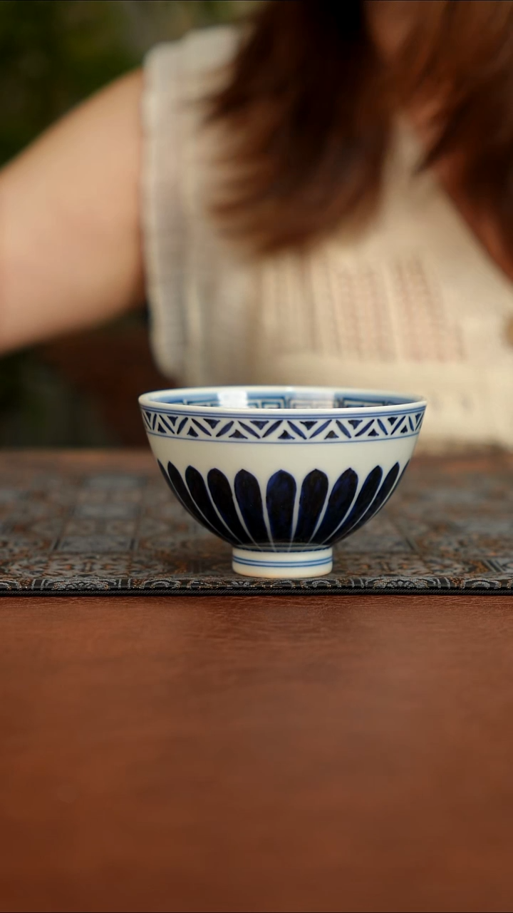 杯子千骨柴窑景德镇手工茶器