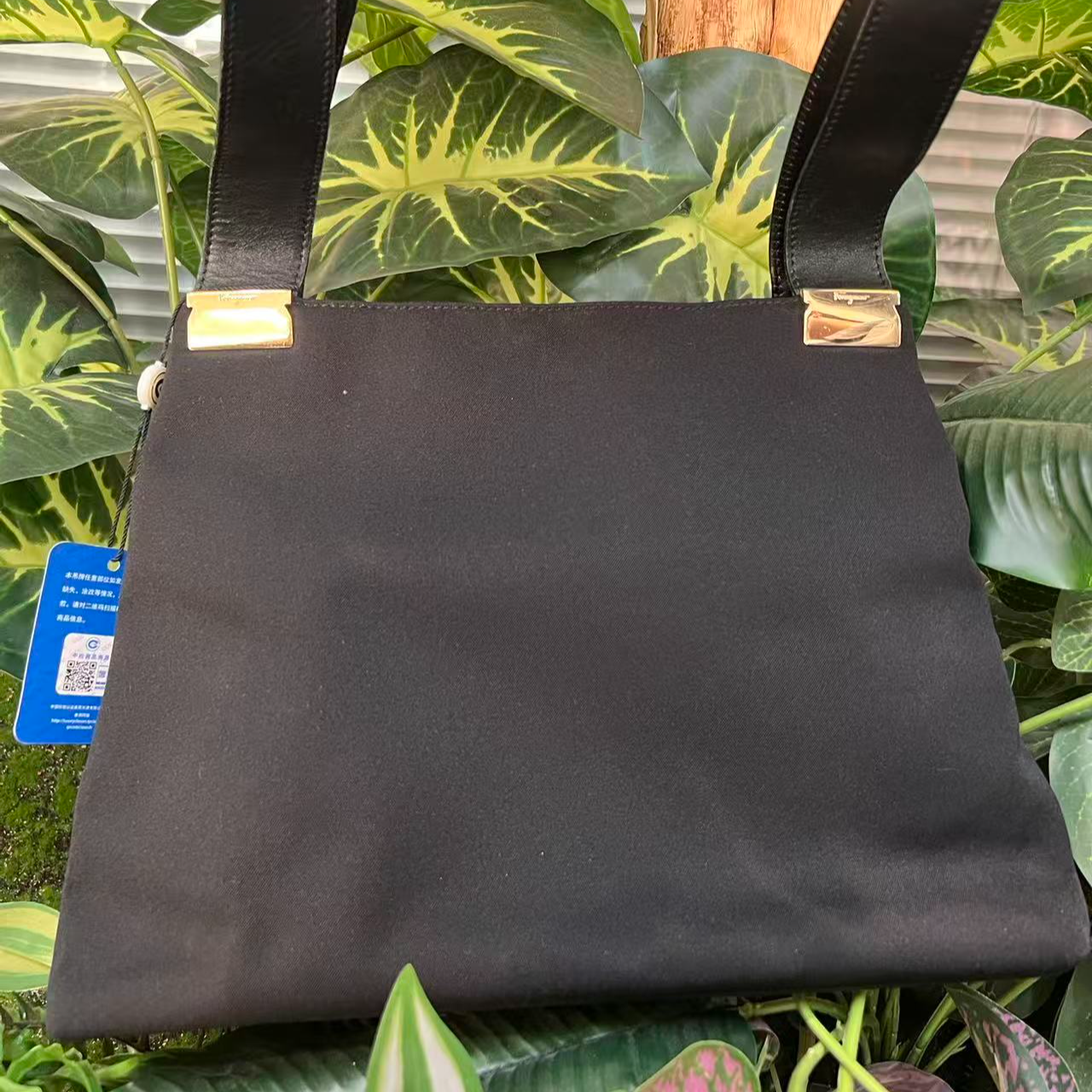 95新 FERRAGAMO/菲拉格慕 腋下包帆布款/NMH