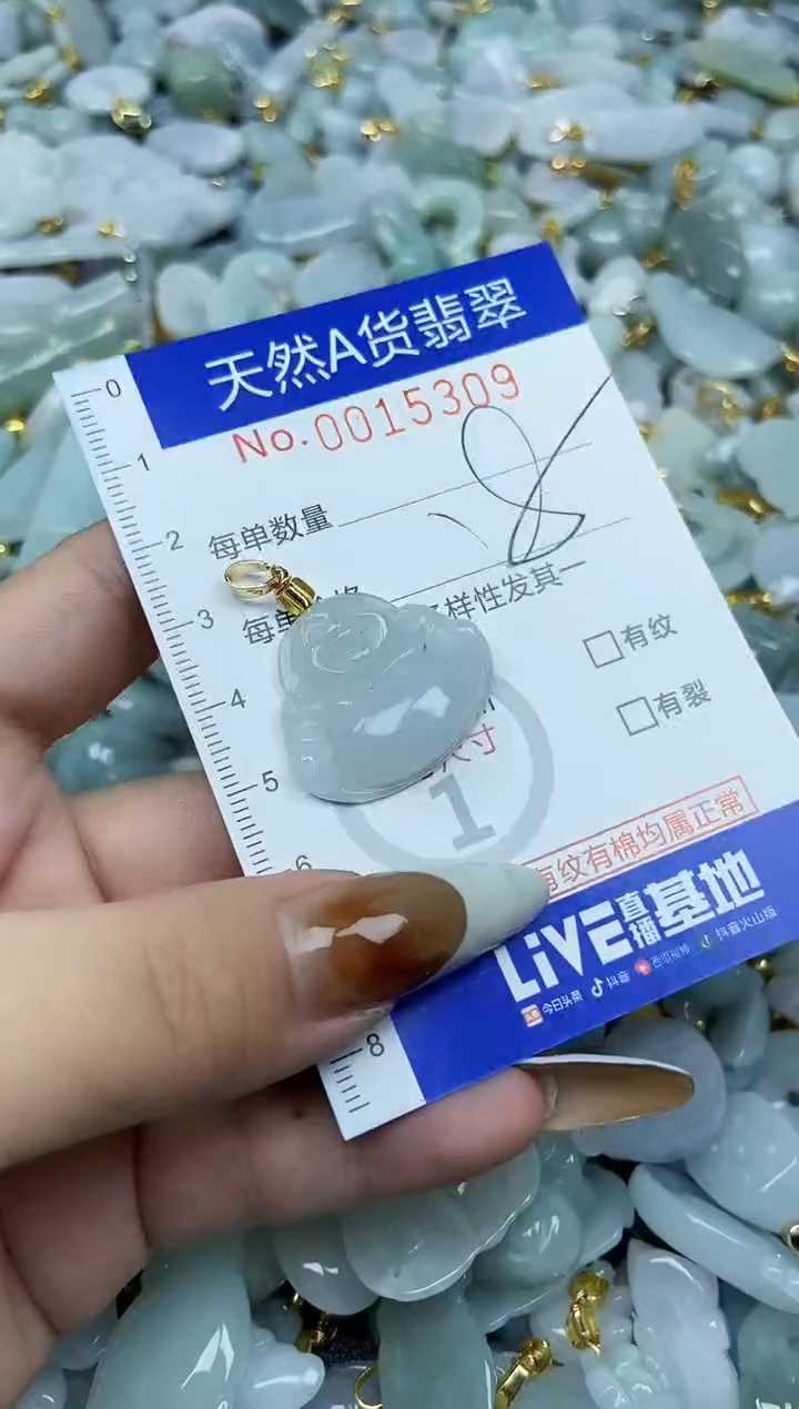 【闪购商品】翡翠颈饰未镶嵌天然A货翡翠