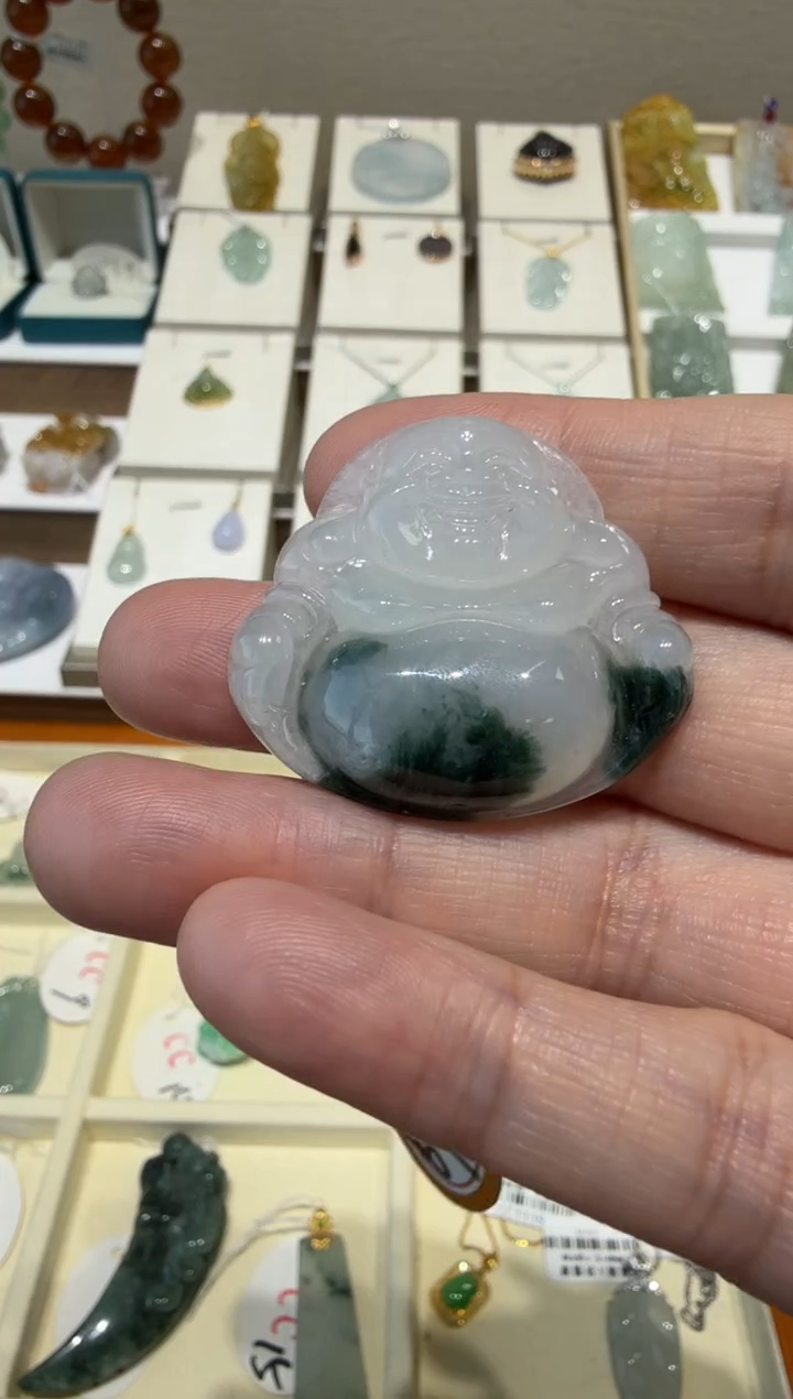 未镶嵌挂件翡翠我****。A货翡翠多样性孤品