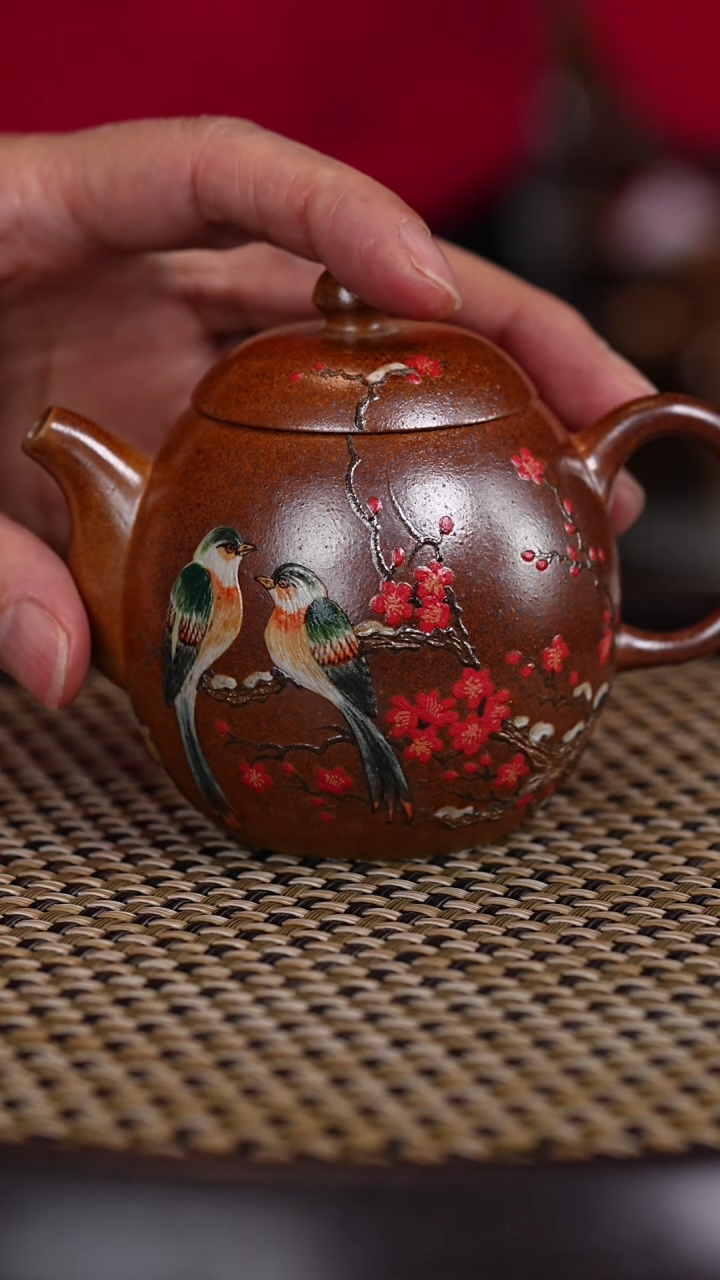 【闪购商品】紫砂茶壶杨建英31-65 红金砂紫砂壶150c