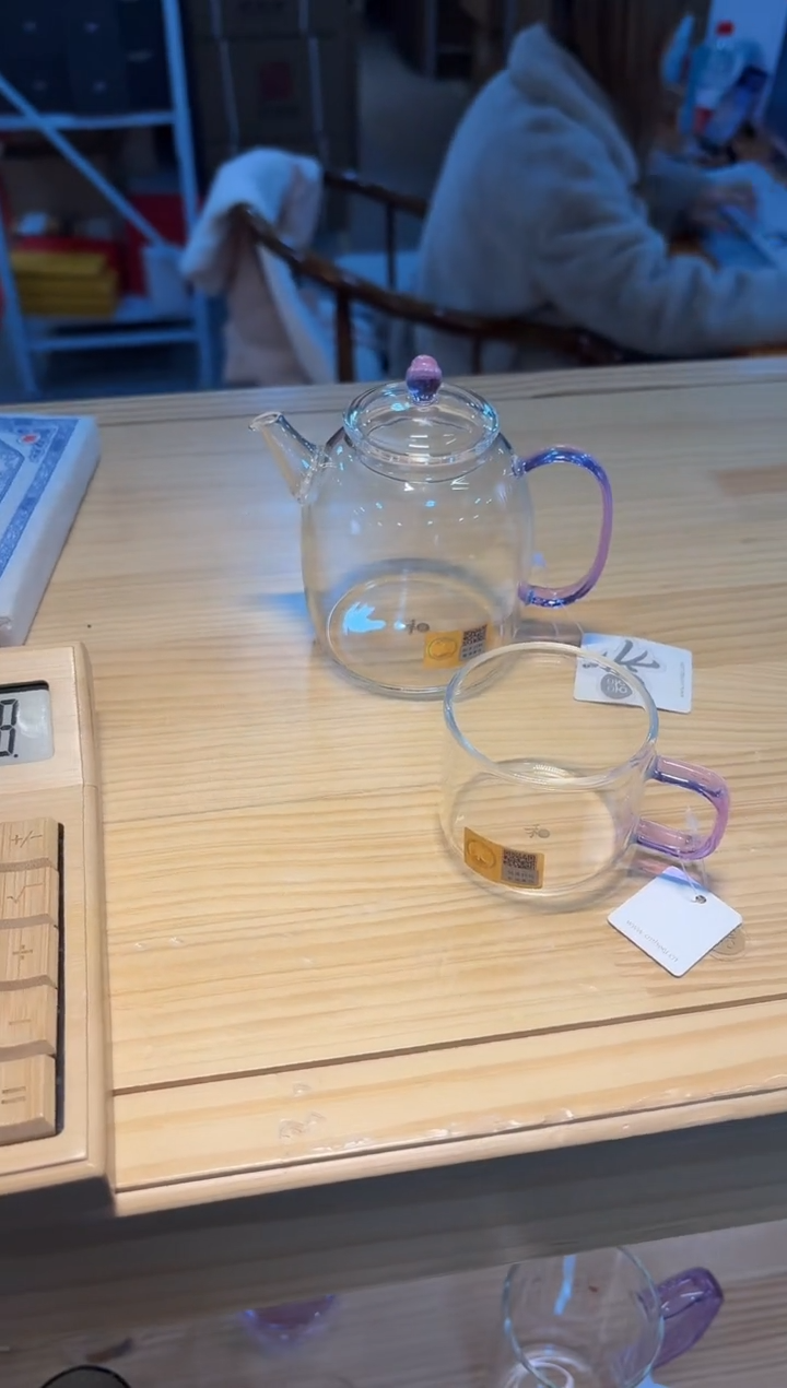 【闪购商品】禾器-宴辰壶-浅紫色+清禾浅紫