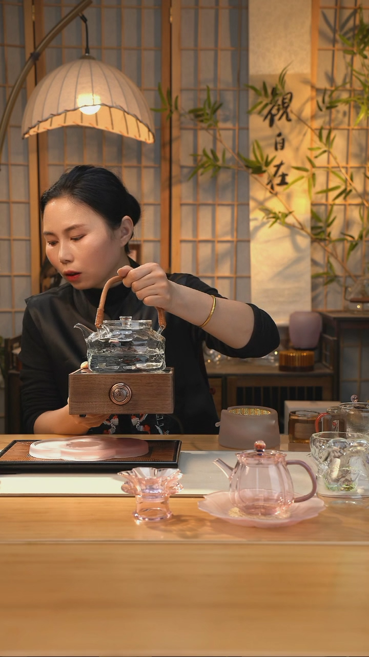 【闪购商品】水立方煮茶壶+胡桃木电陶炉