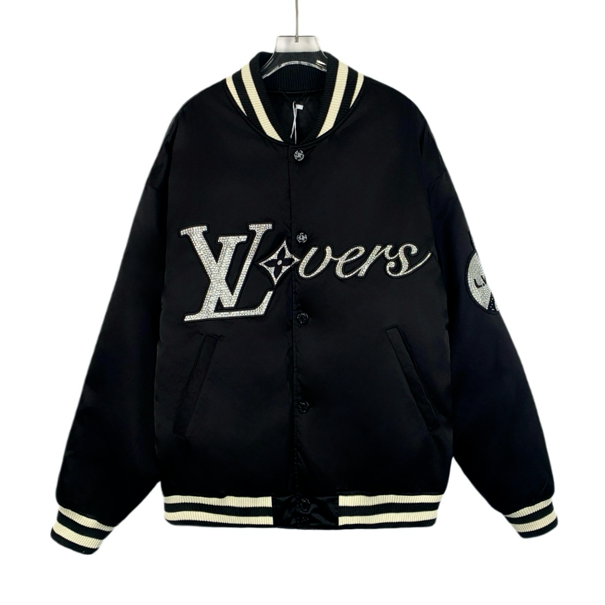 99新 LouisVuitton/路易威登 J14782 24款 黑色夹克棒球服 50 L码