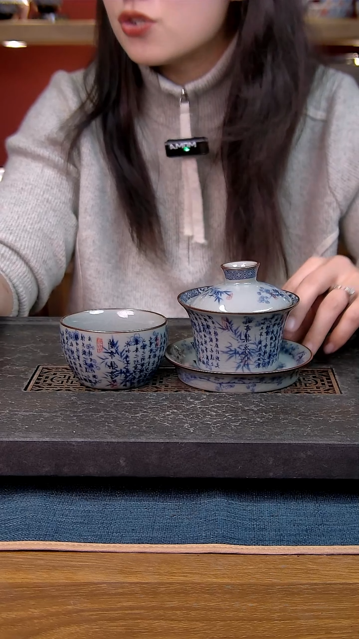 简装家用款2件套 老陶泥开片纹陶瓷茶具