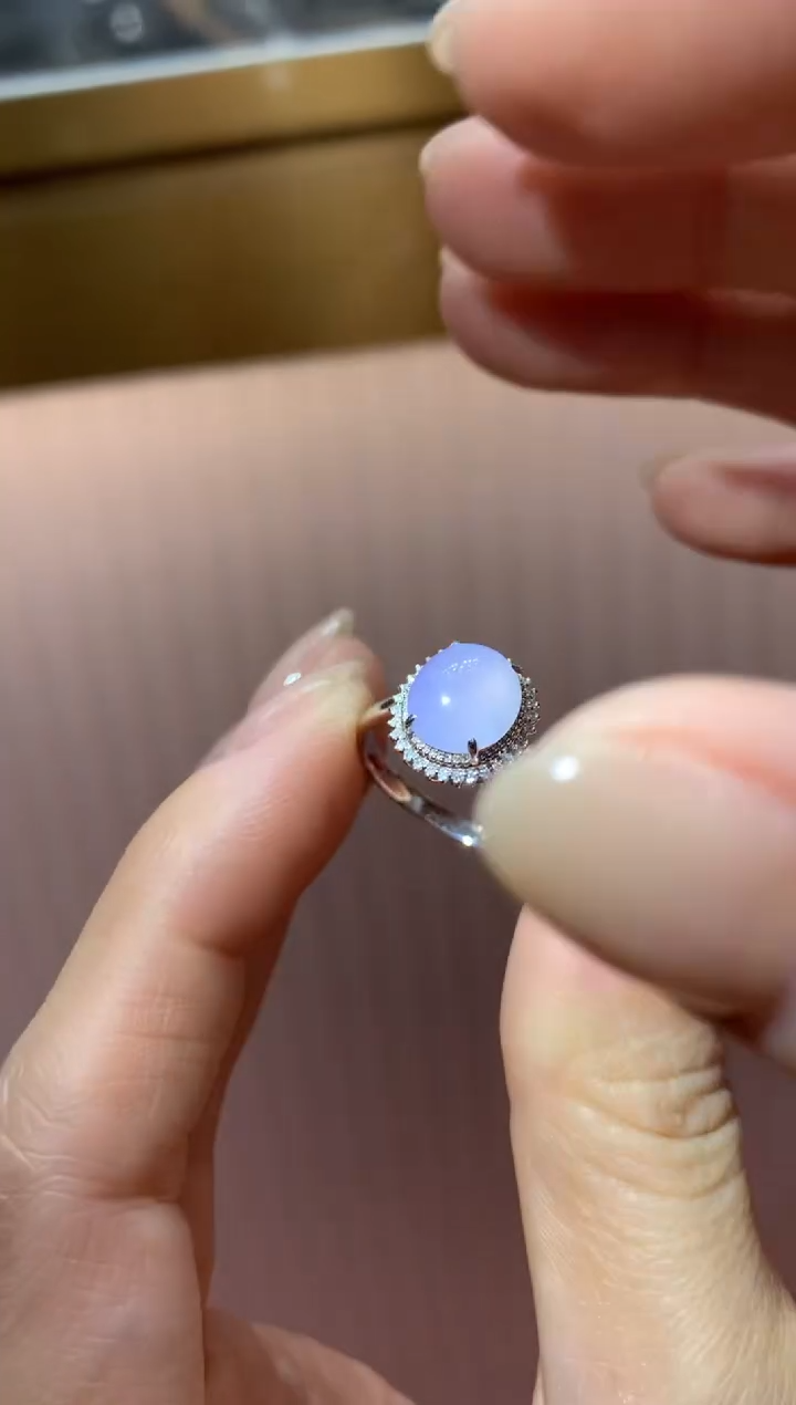 【闪购商品】翡翠戒指18K金镶嵌|不退不换