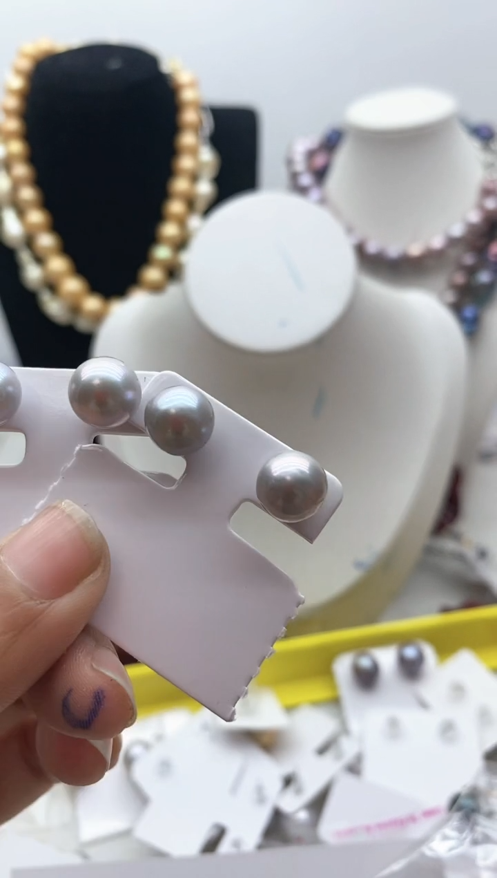 【闪购商品】淡水珍珠颈饰钛钢127