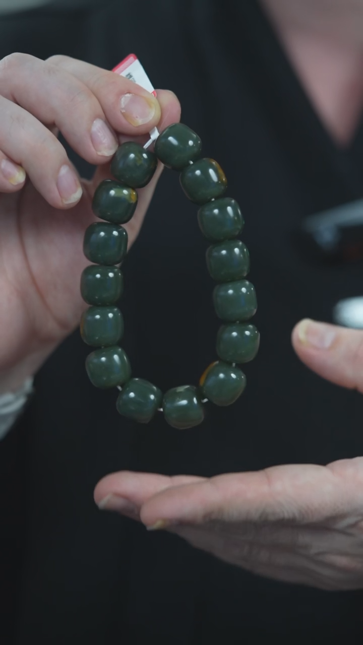 颈饰未镶嵌和田玉手串卡16