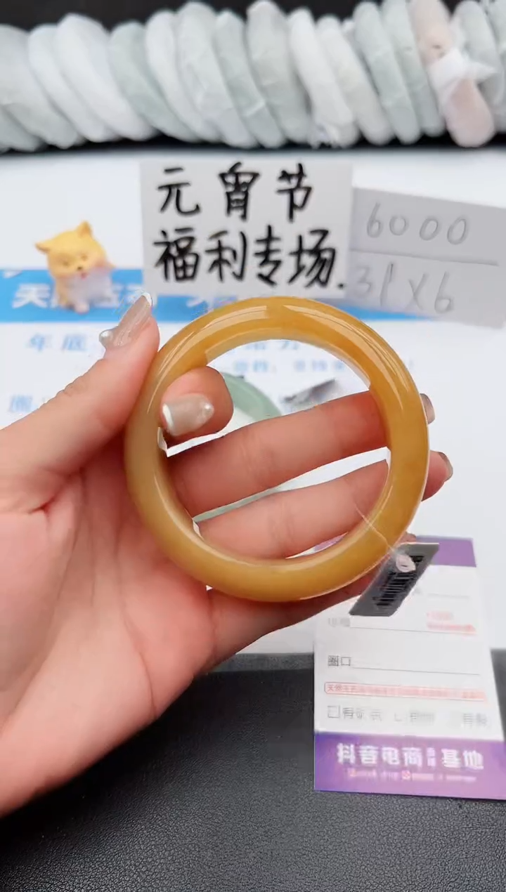 【闪购商品】石英质玉手镯未镶嵌j58-H56