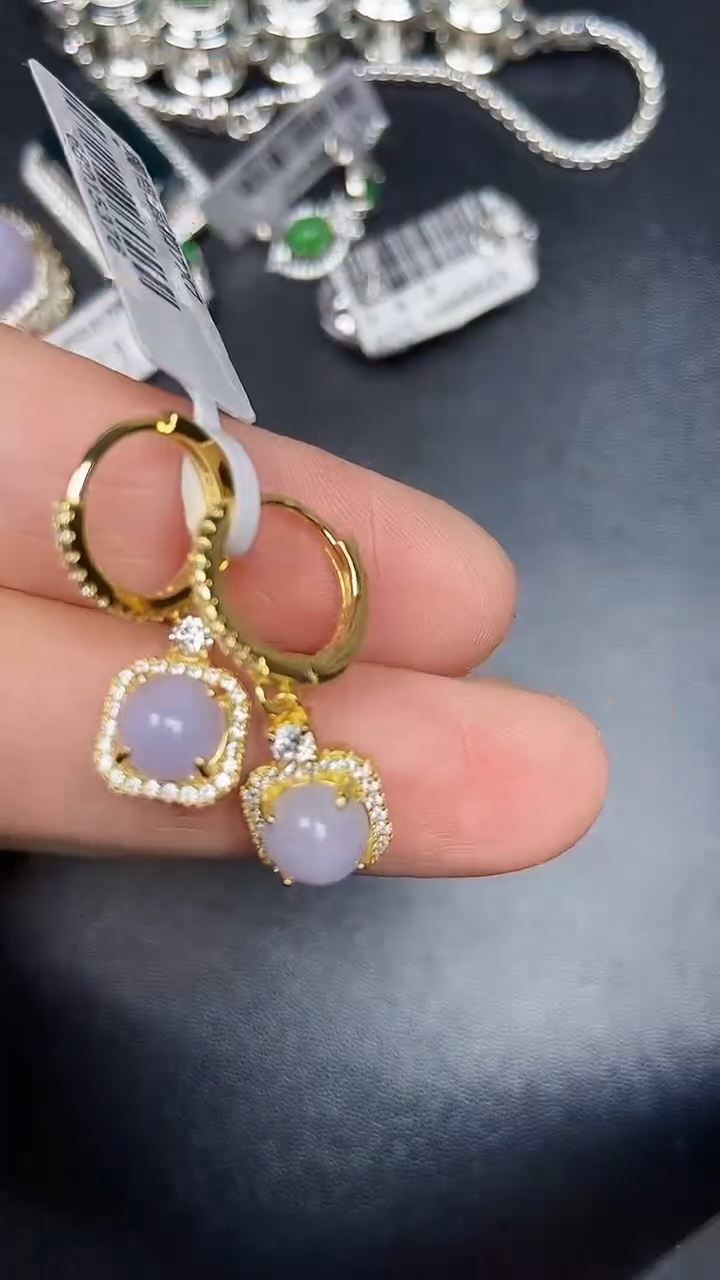 银S925镶嵌戒指翡翠1590