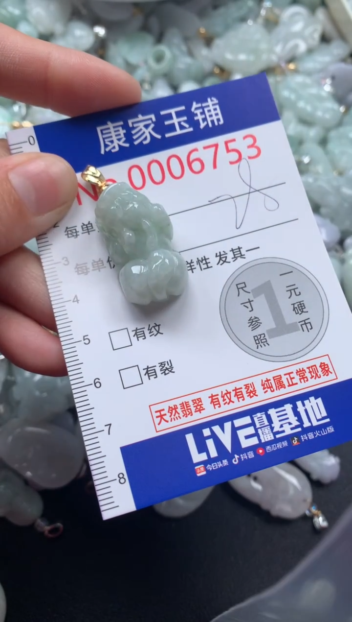 颈饰未镶嵌翡翠6753