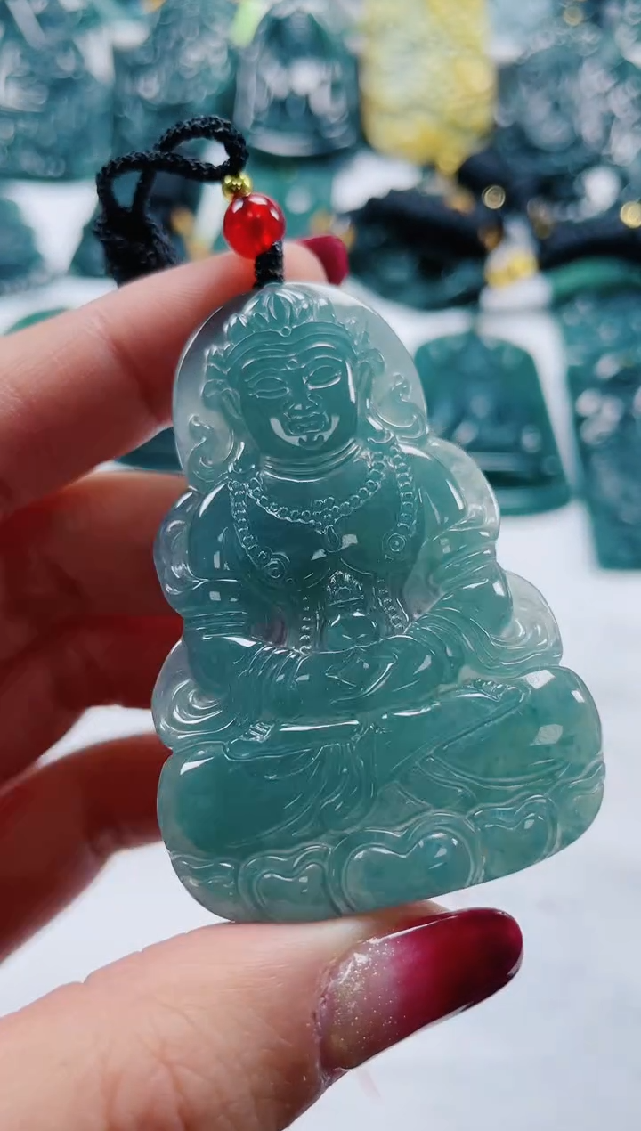 【闪购商品】翡翠颈饰未镶嵌多样性发货一件发货-度母观音