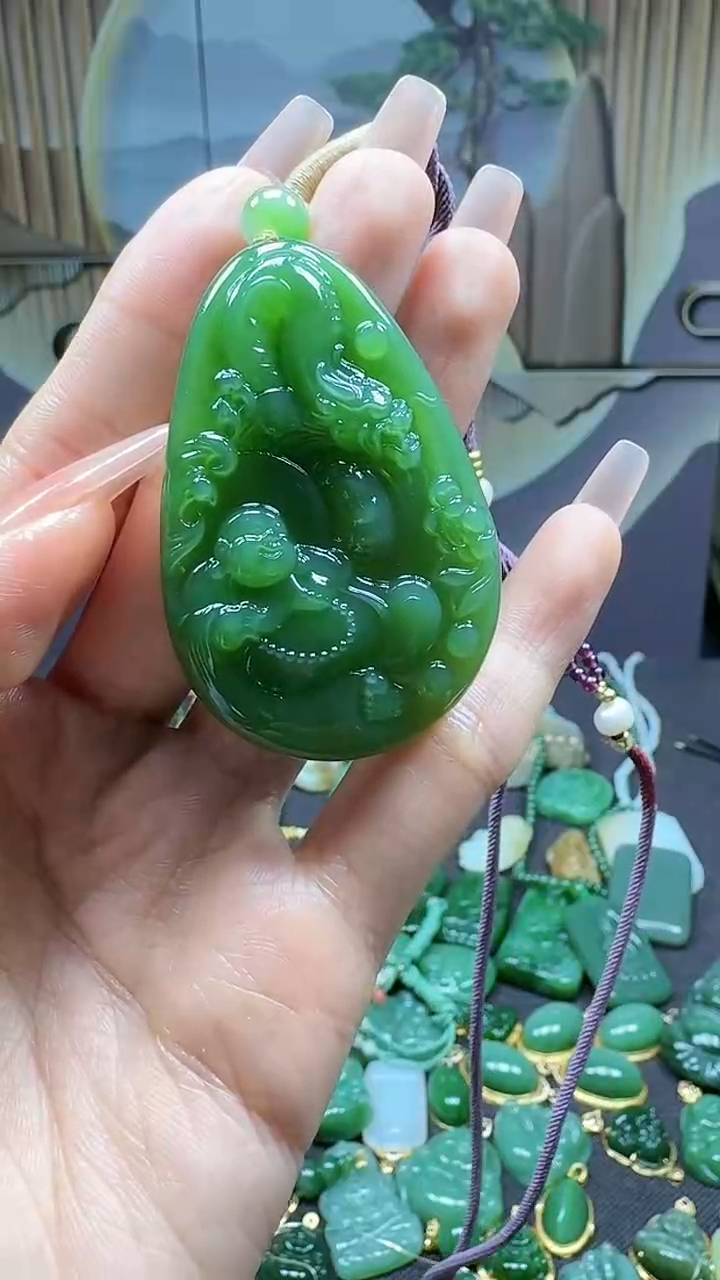 【闪购商品】和田玉挂件未镶嵌1