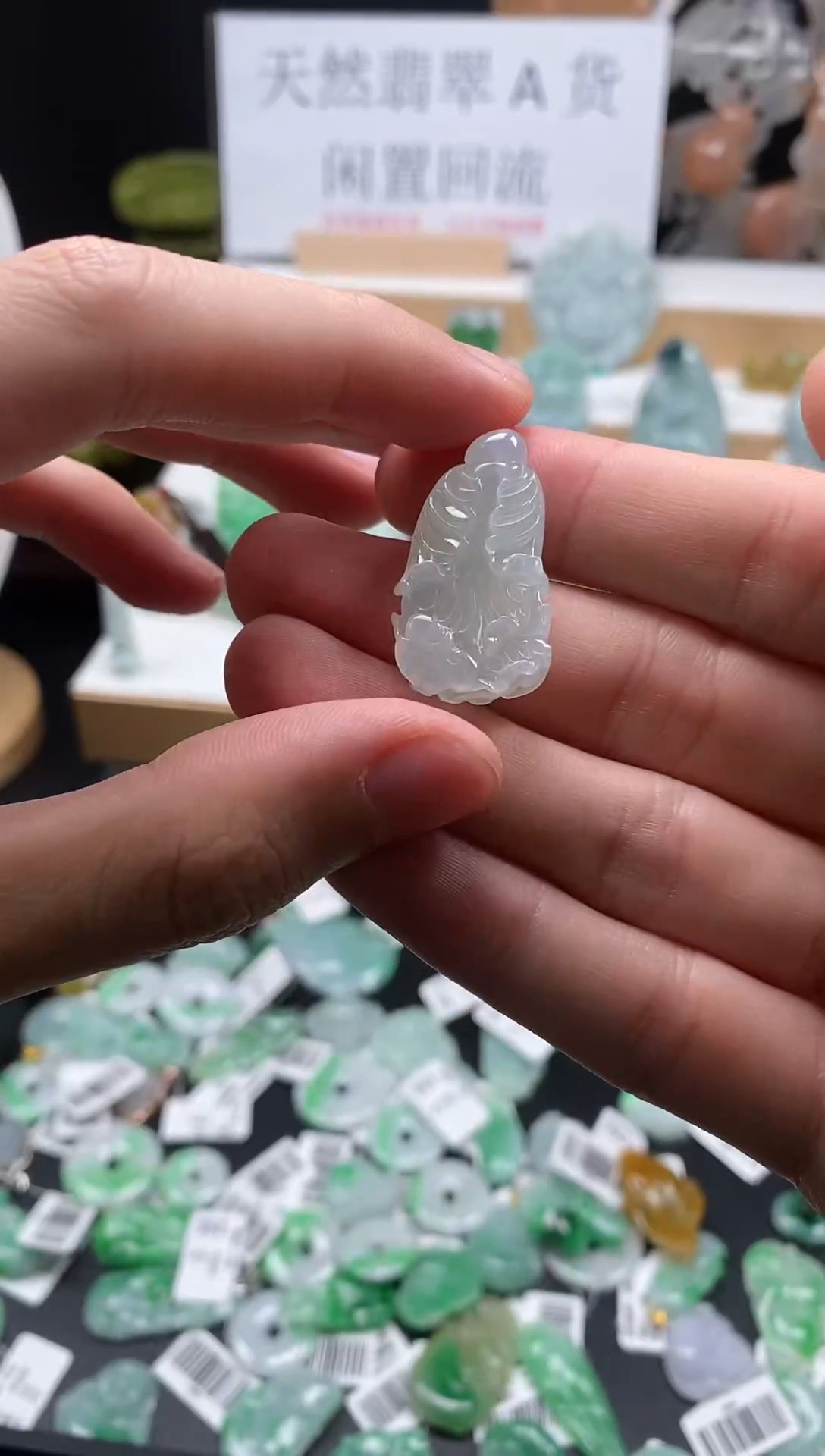 【闪购商品】翡翠颈饰未镶嵌149白菜