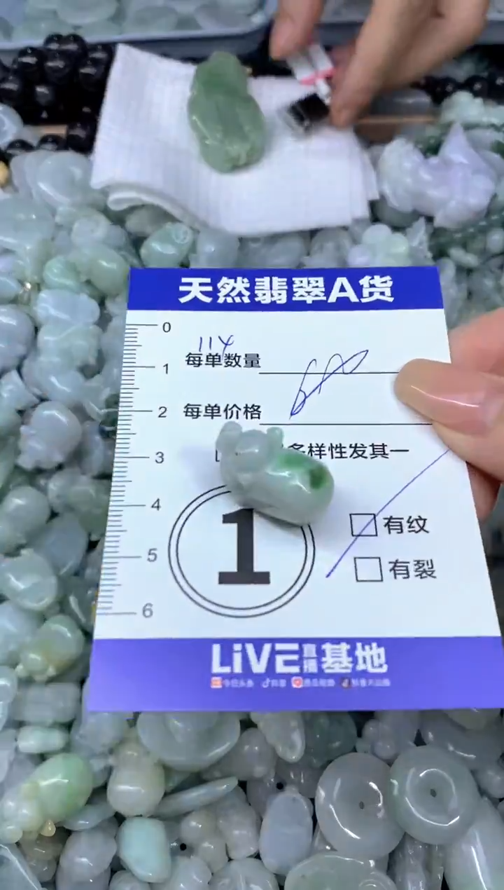 颈饰未镶嵌翡翠天然翡翠A货批量多样性发一件