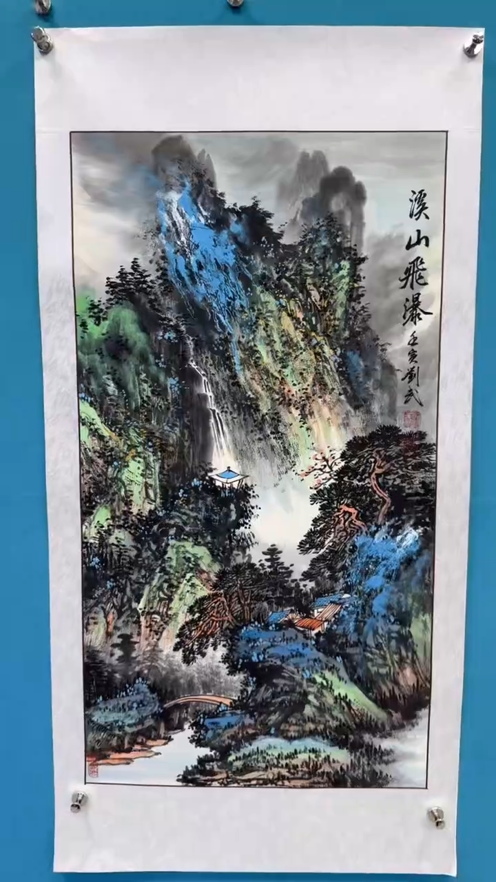 国画瀚美艺术刘武手绘-国画11