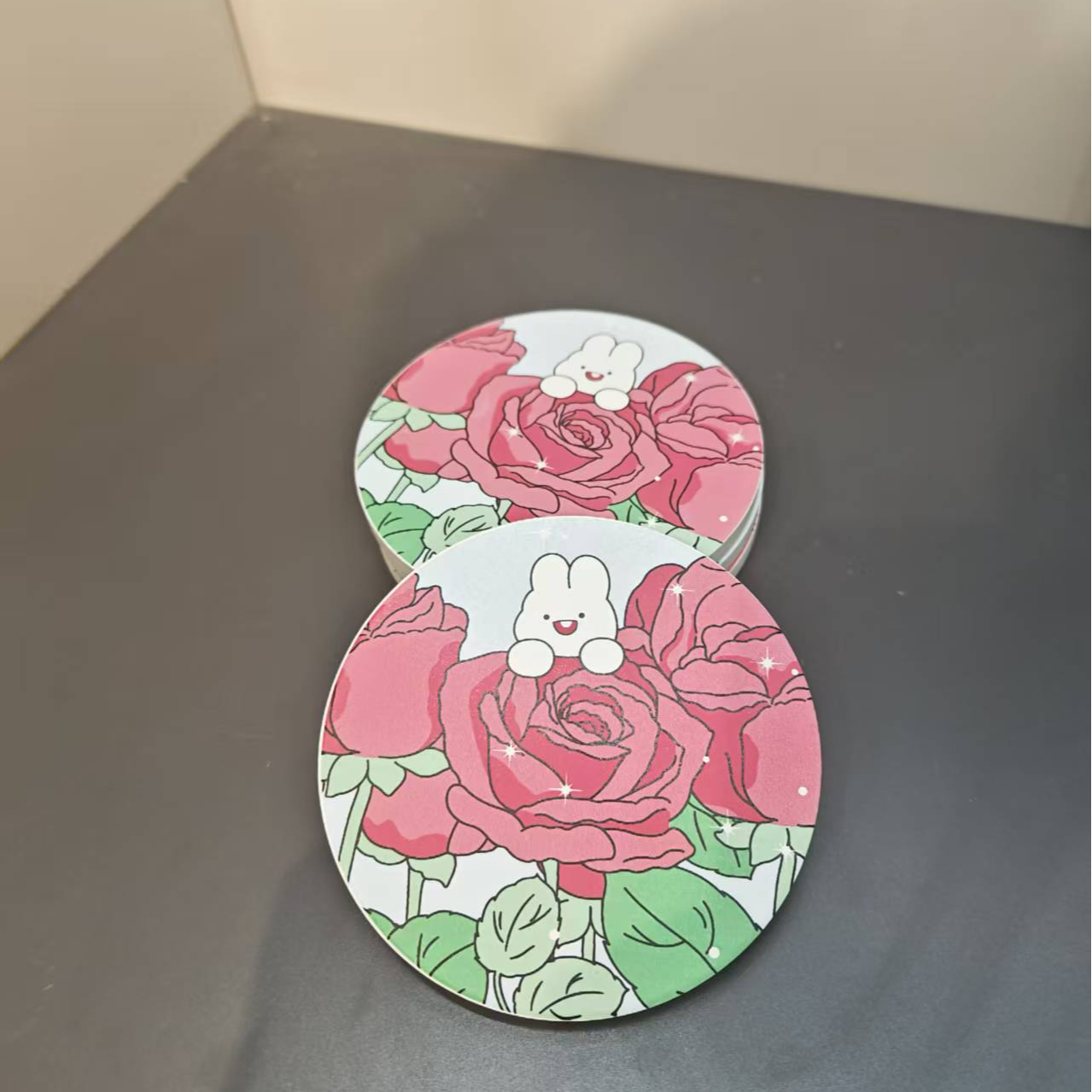 4个装-陶瓷防烫隔热杯垫