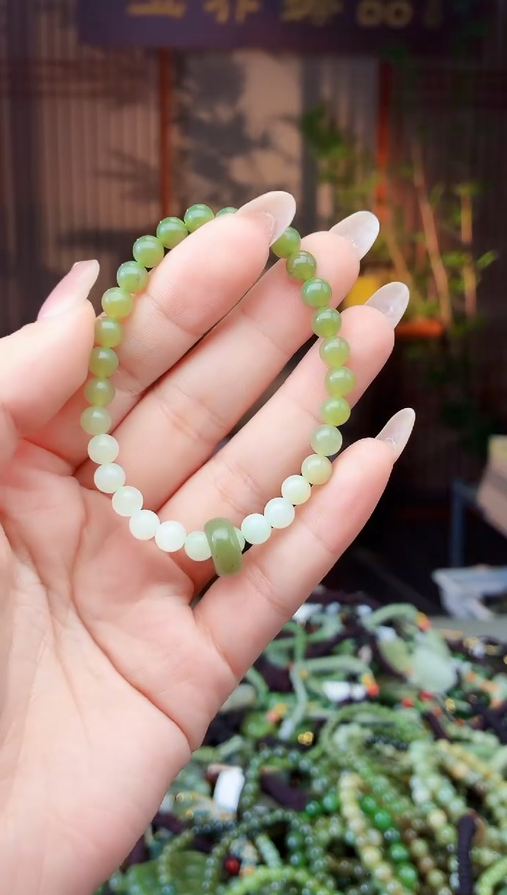 颈饰银S925镶嵌和田玉多样性发货拍一发一