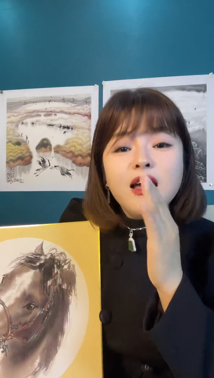 绘画12.18国艺盛藏晁谷老师作品