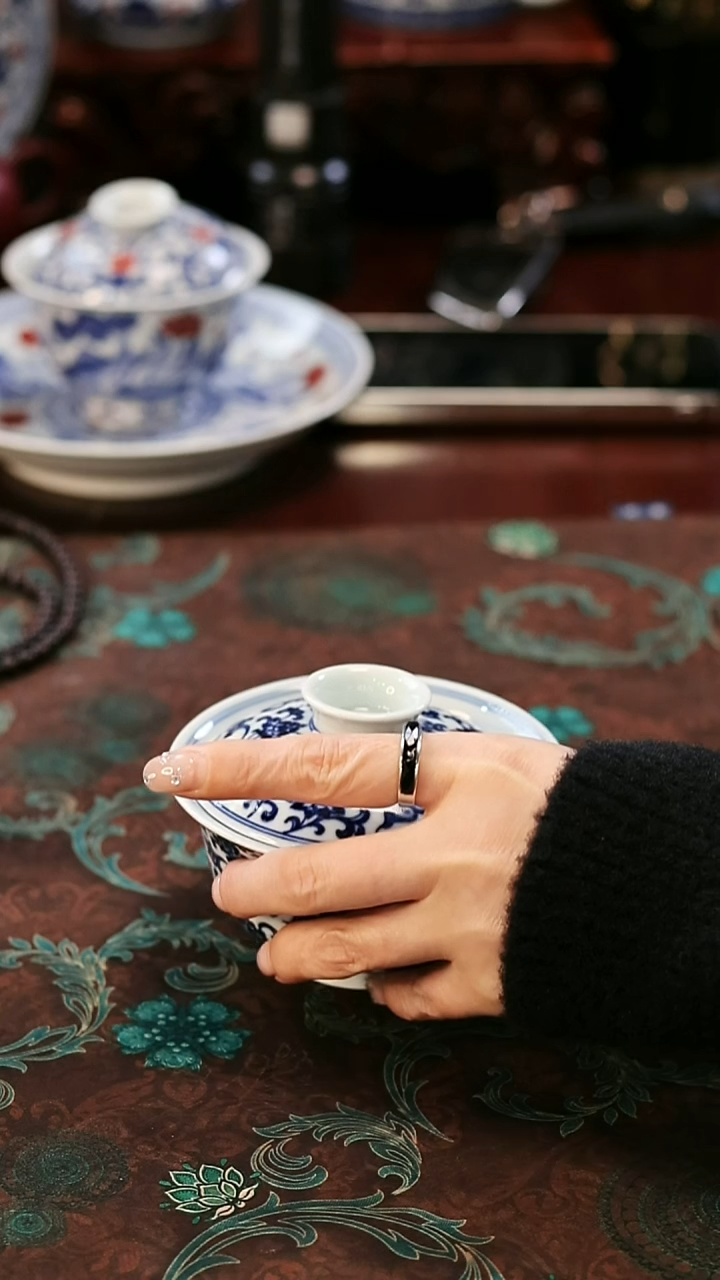 镹曰陶手工手绘柴窑茶具