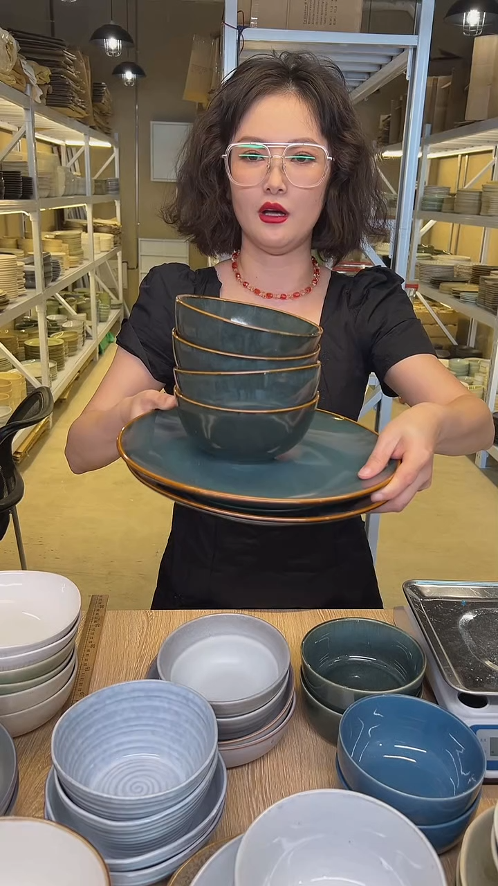 陶23进出口釉下彩陶瓷餐具