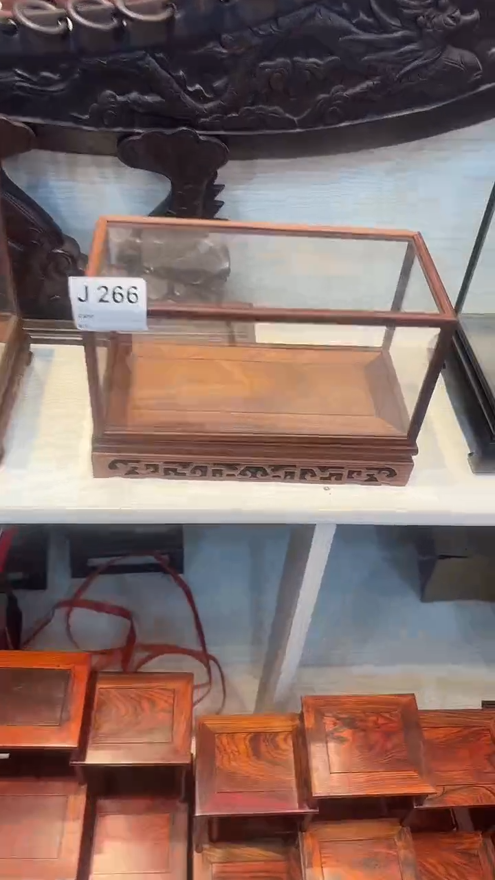 红酸枝木类北****明玻璃罩266