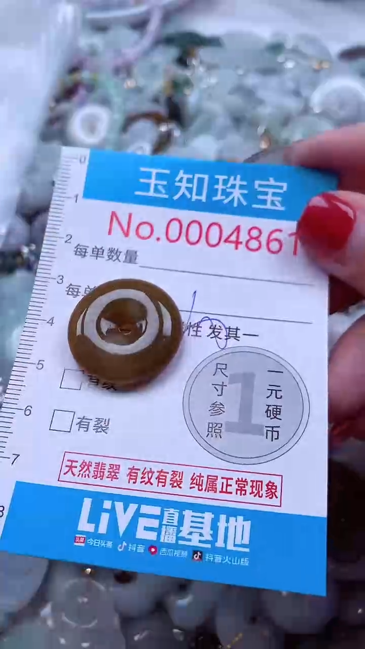 吊坠(不含链)未镶嵌翡翠4861