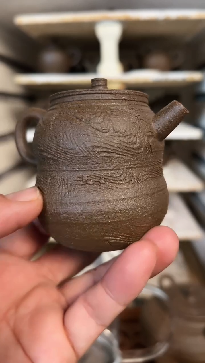 【闪购商品】冰碛岩陶制手工壶
