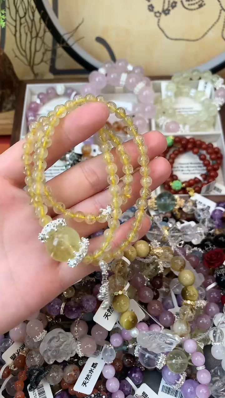 【闪购商品】发晶手链未镶嵌216手串