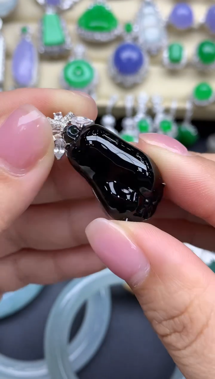 【闪购商品】翡翠颈饰18K金镶嵌806-中国好珍宝