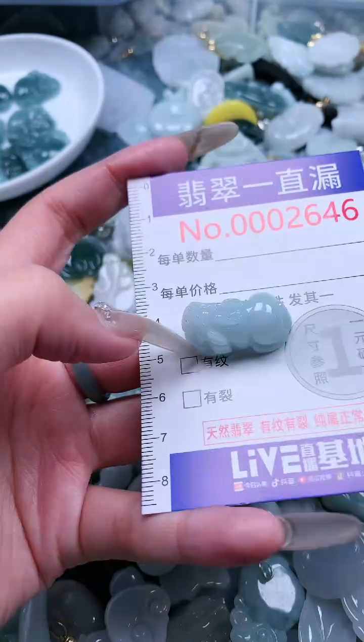 【闪购商品】翡翠吊坠(不含链)未镶嵌2646