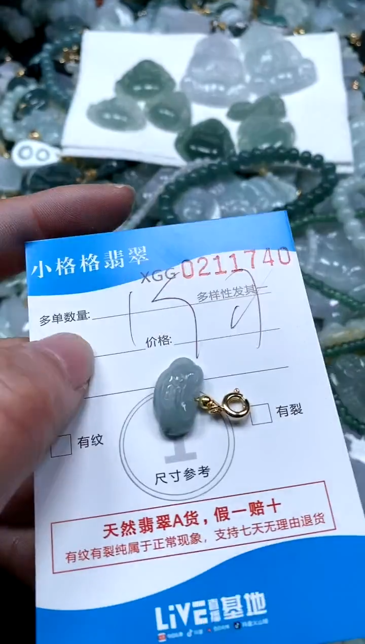 【闪购商品】翡翠颈饰未镶嵌闪购商品0211740