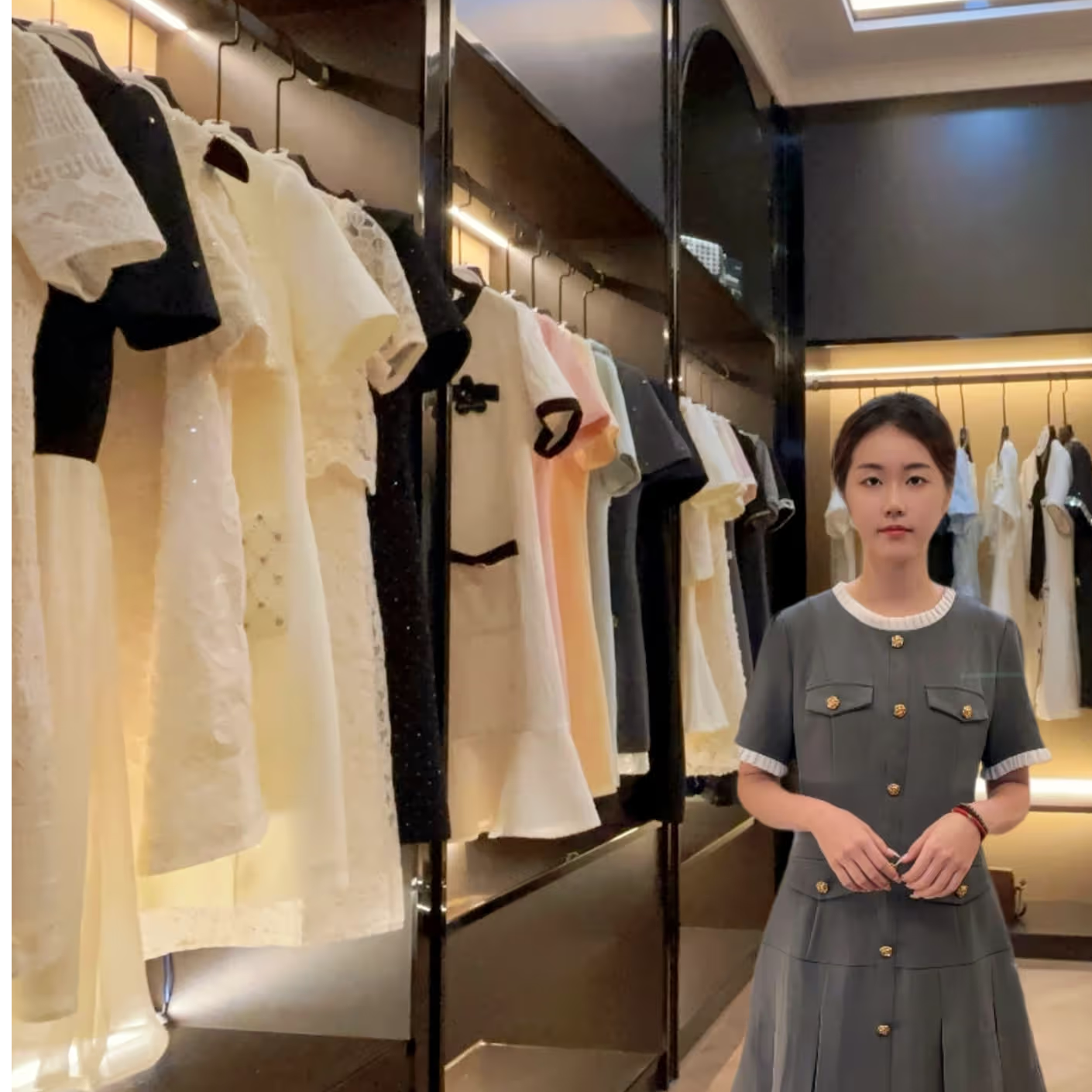 【Maggie】①号涟接（编号67-70）高端春夏轻奢女装奢姿连衣裙001