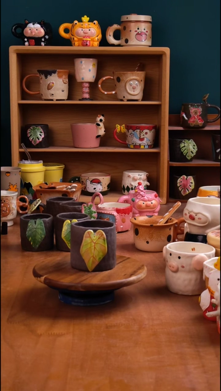 摆件陶景德镇原创手工陶瓷微瑕03