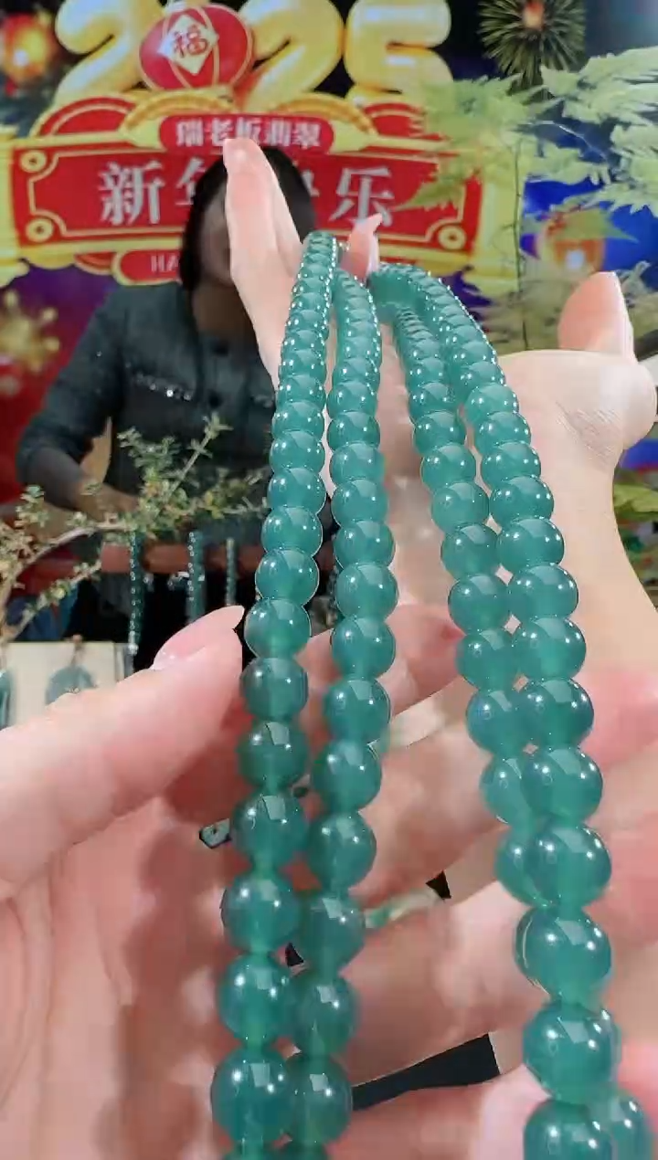 【闪购商品】翡翠项链未镶嵌长串多样性发一