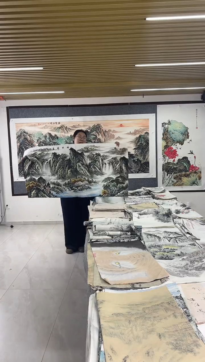国画丹青专属福利-四尺整张带证书福地雅居