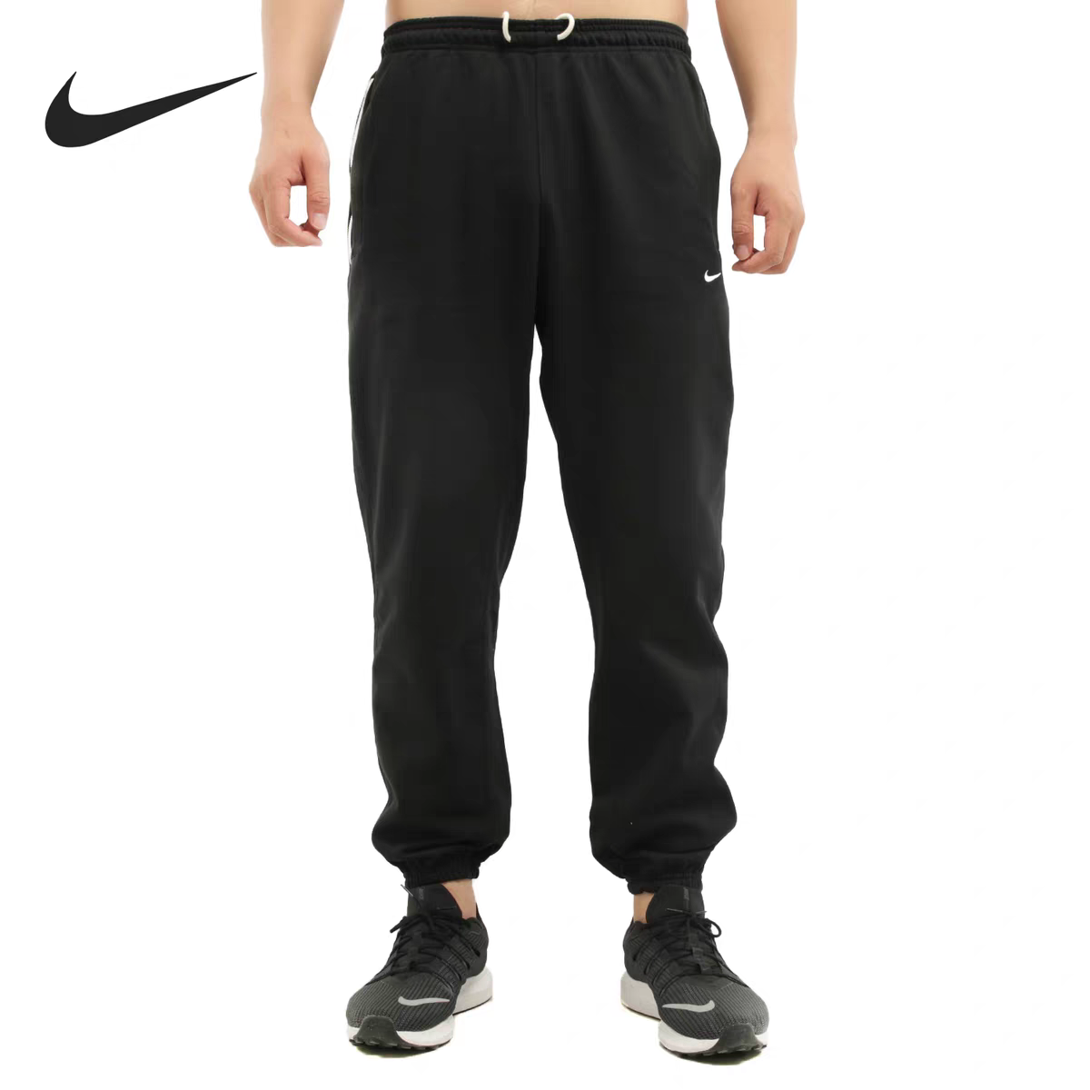 Nike/耐克 Dri-FIT 男子透气篮球运动收口长裤 CK6366-010       