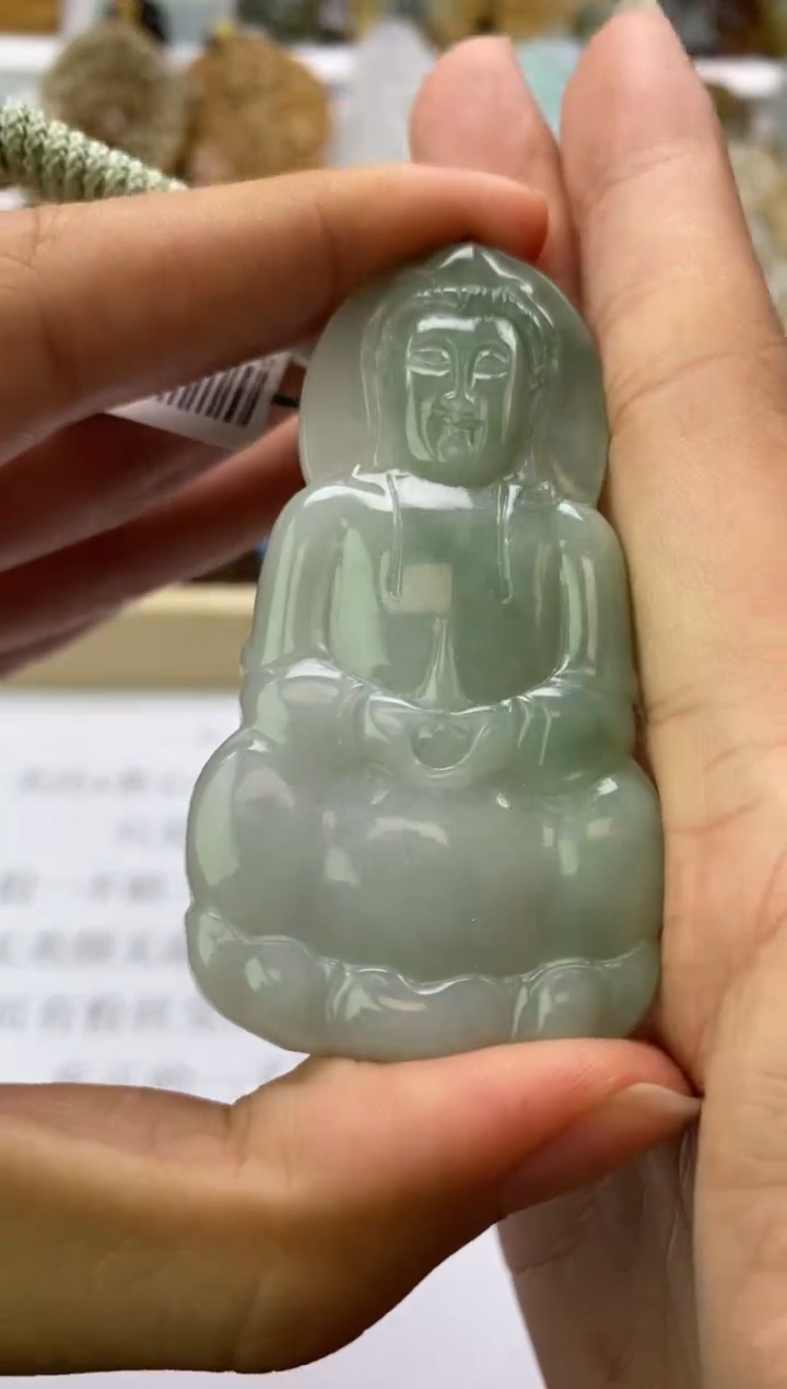 翡翠未镶嵌颈饰天然翡翠