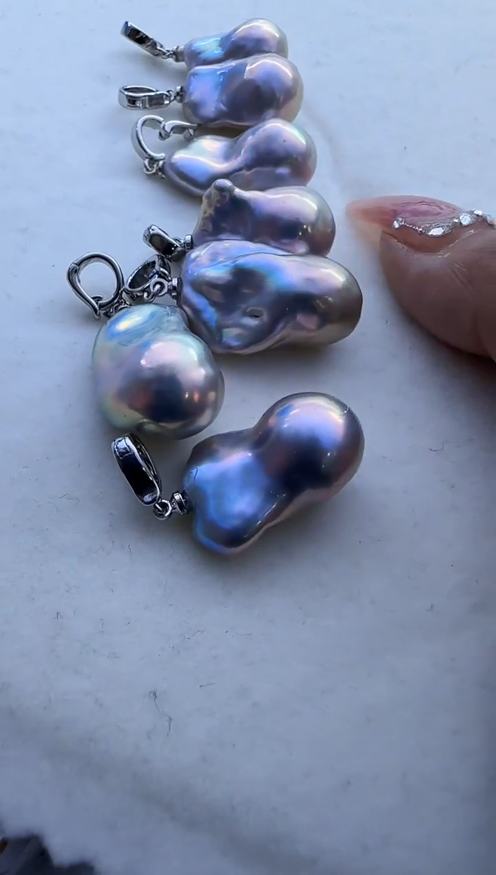 【闪购商品】淡水珍珠吊坠未镶嵌978多样性发货  发其一