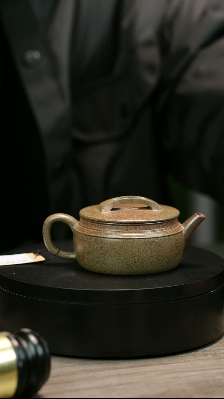 茶壶紫砂泛****4H2398史鑫杰段泥光素大口瓦