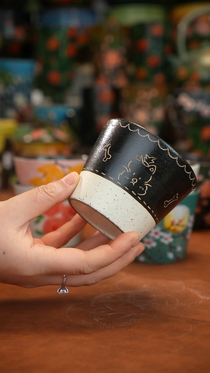 油画   釉下彩  杯子