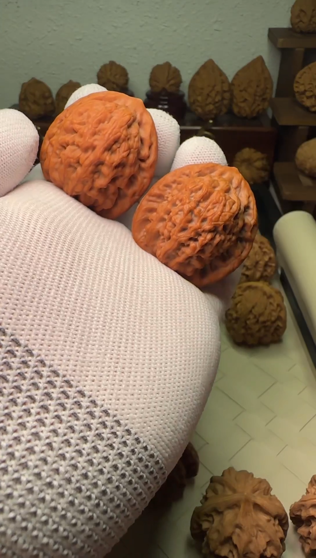 【闪购商品】文玩核桃把件39+金公子全品39g