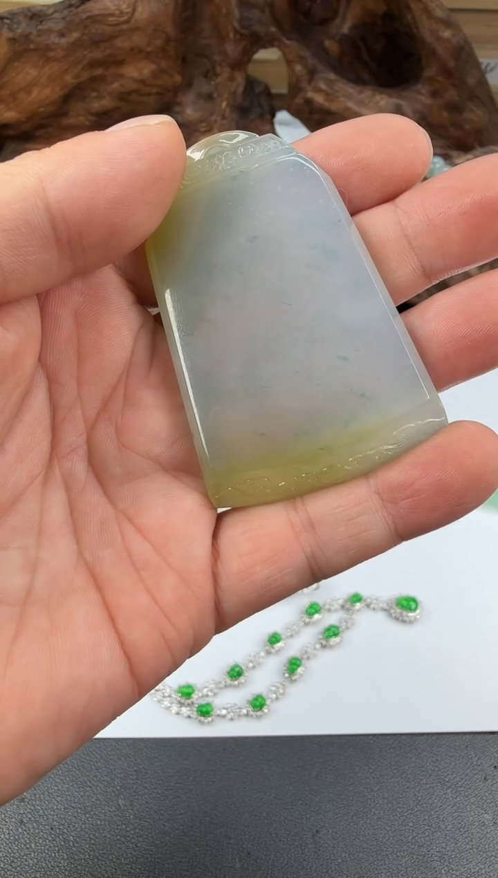 吊坠(不含链)未镶嵌翡翠翡翠饰品-104