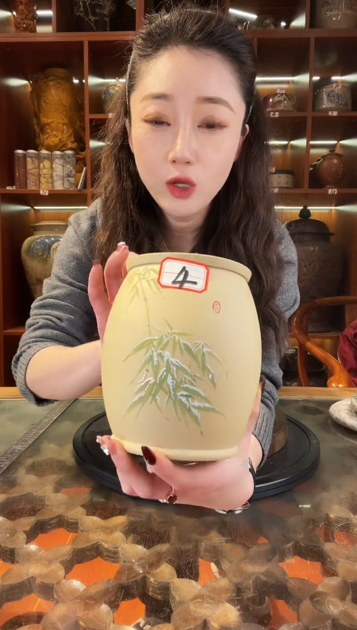 【闪购商品】缸云南建水紫陶白泥小茶罐@4