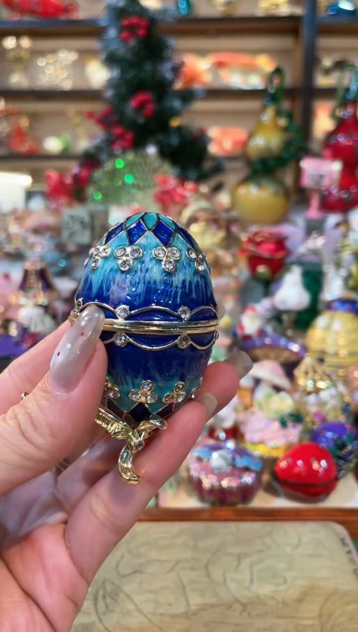 【闪购商品】 珐琅彩精致首饰盒