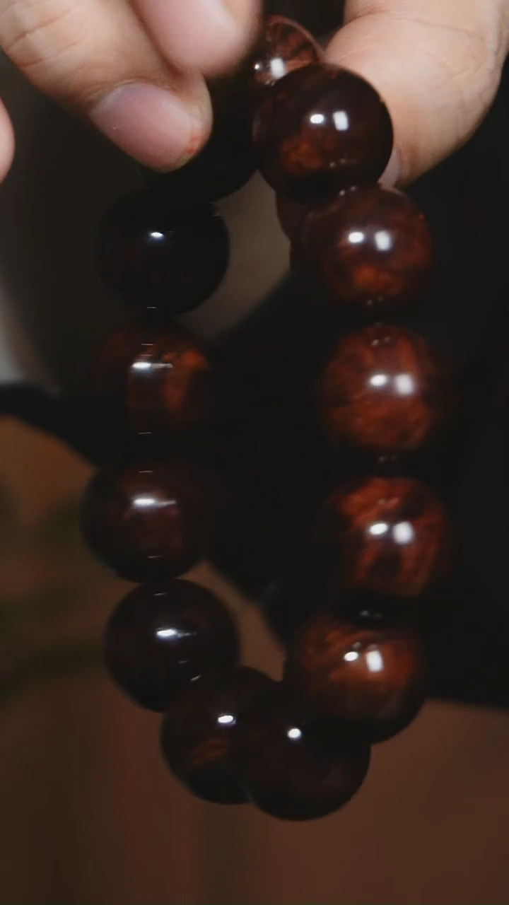 【闪购商品】黄花梨/降香黄檀手串/手链水波