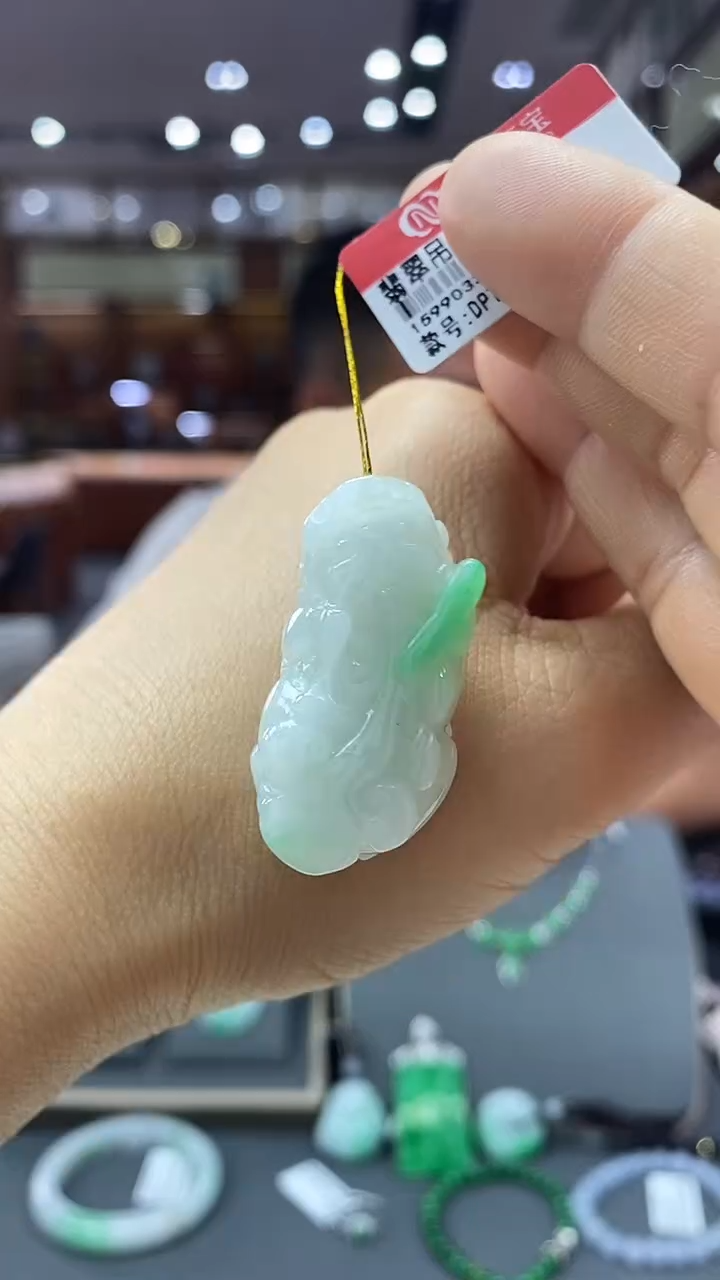 颈饰未镶嵌翡翠貔貅